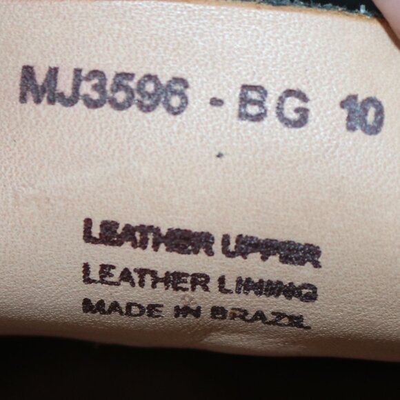 Marc Joseph New York Black Tumbled Leather Classic Driving Mocs Loafers Sz 10 - Picture 10 of 11